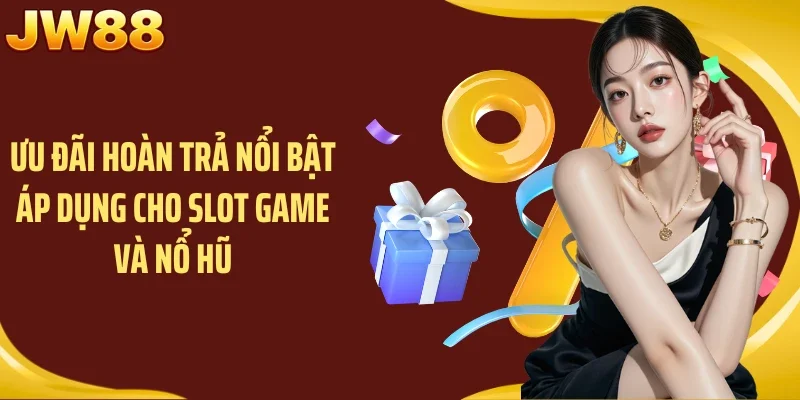 Ưu đãi hoàn trả nổi bật áp dụng cho Slot game và nổ hũ